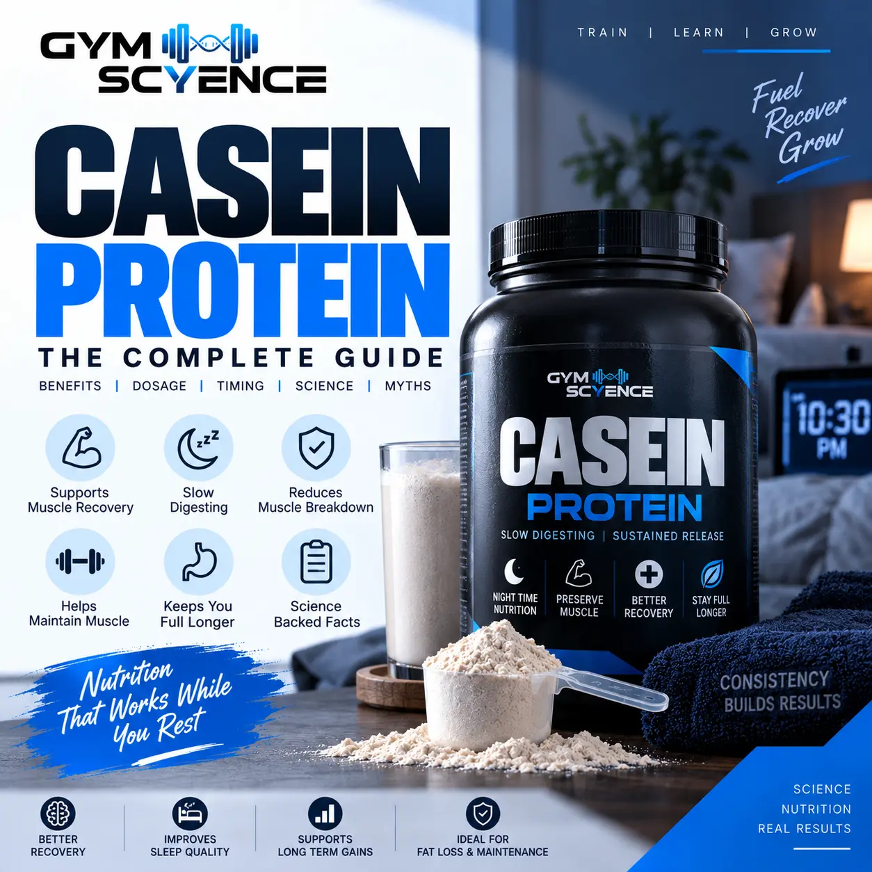 Casein Protein: Poori Sach, Bina Hype Ke