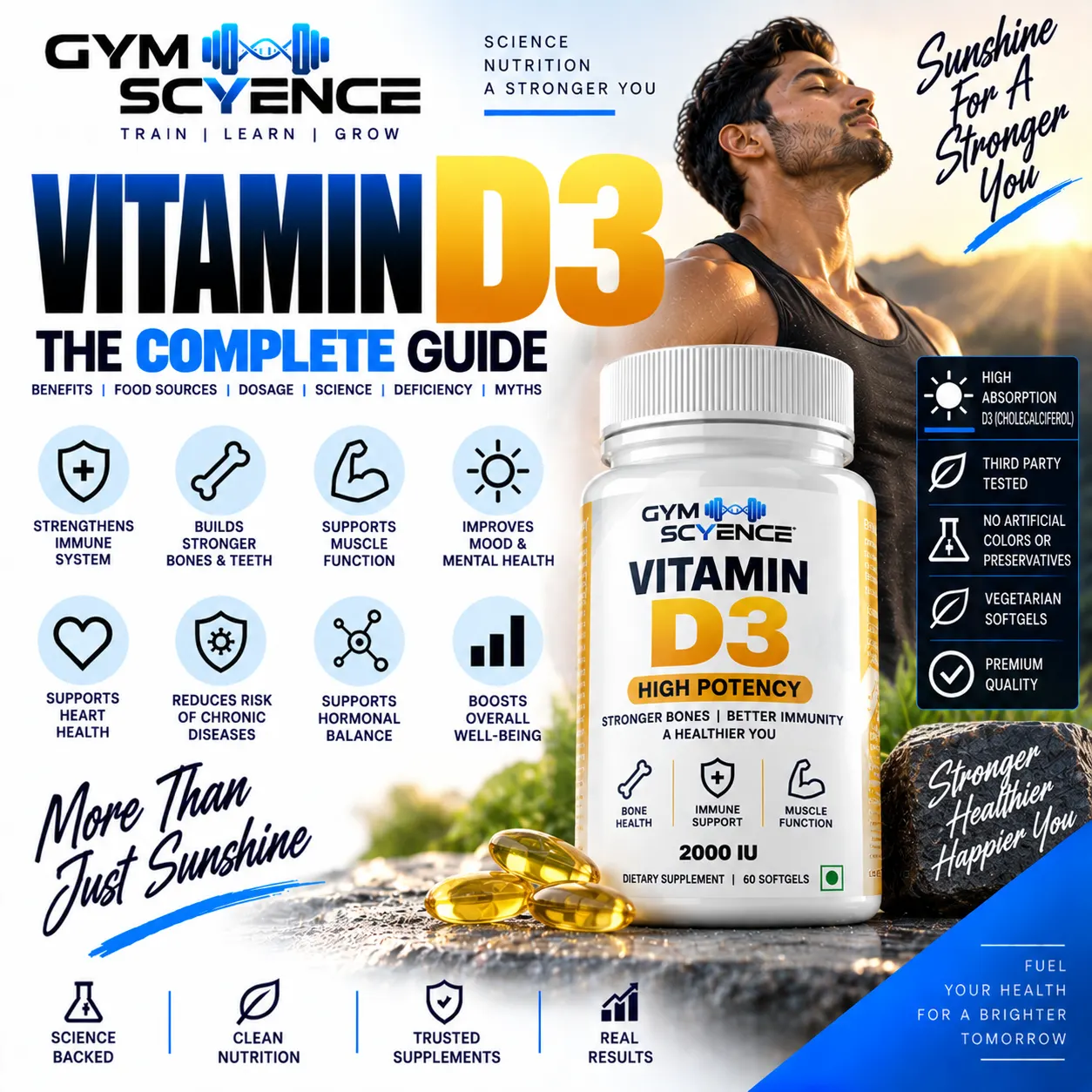Vitamin D3 Supplement: Poori Sach, Bina Hype Ke